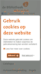 Mobile Screenshot of debibliotheekmaasenpeel.nl